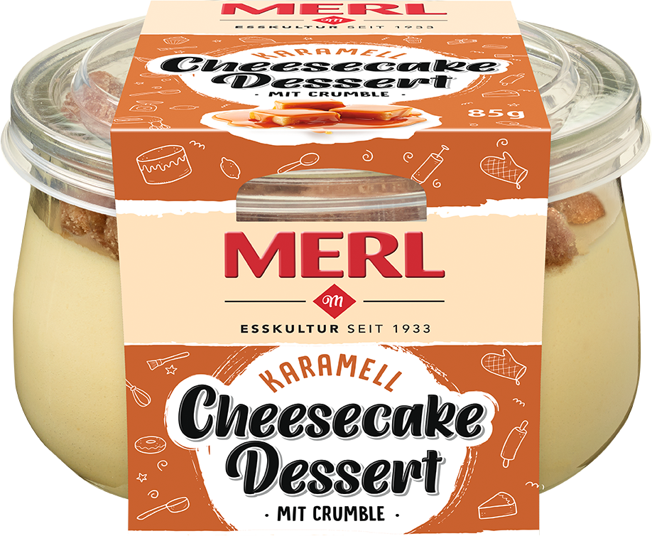 MERL Cheesecake-Dessert Karamell
