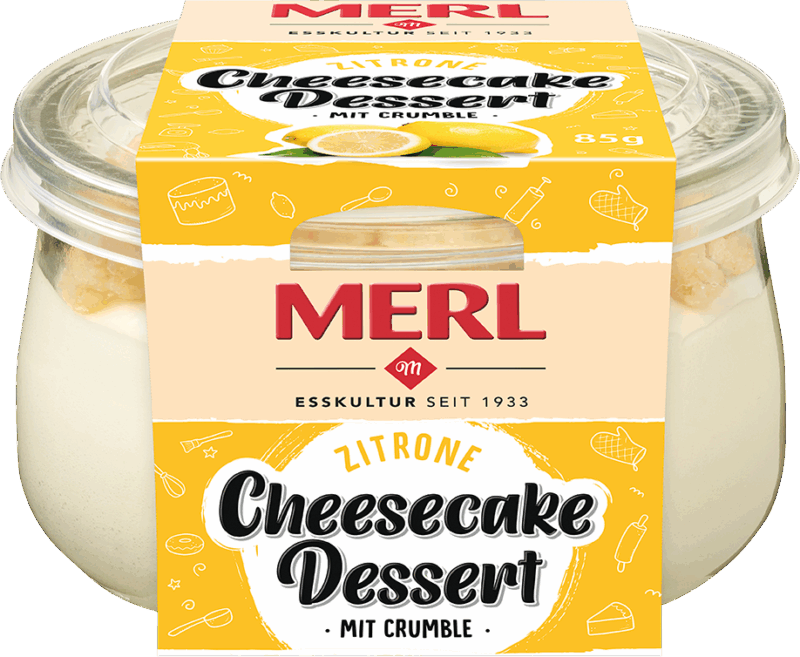 MERL Cheesecake-Dessert Zitrone