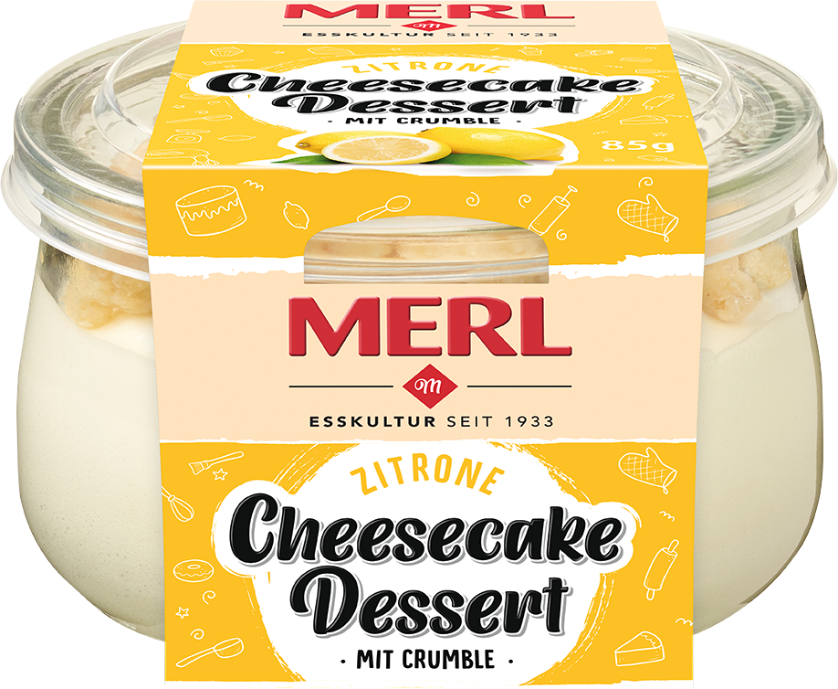 MERL Cheesecake-Dessert Zitrone