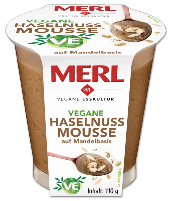 MERL Vegane Haselnuss Mousse