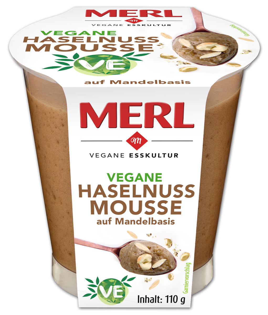 MERL Vegane Haselnuss Mousse