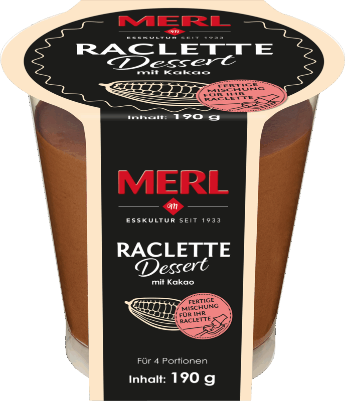 MERL Raclette Dessert mit Kakao