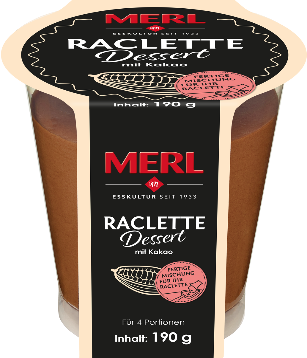 MERL Raclette Dessert mit Kakao